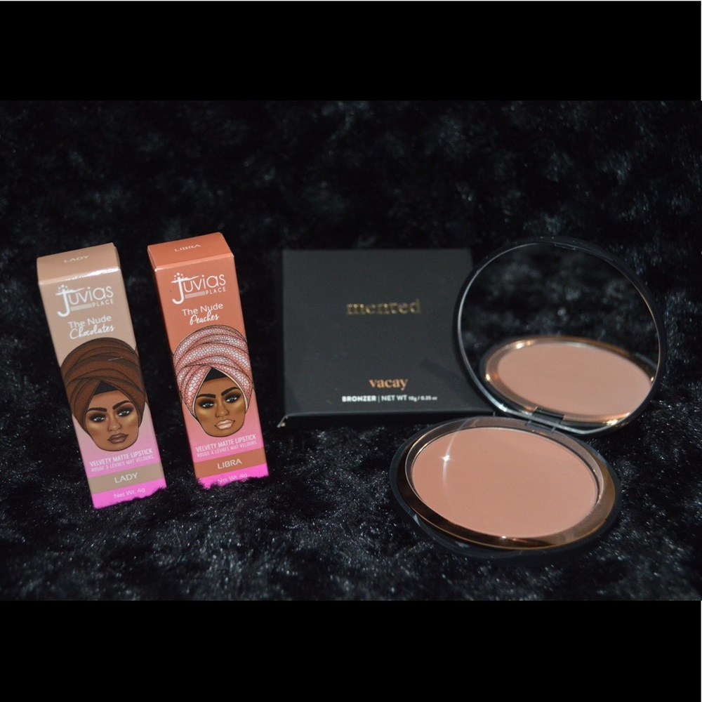 Mented Cosmetics/Juvia’s Place Cosmetic Bundle Bronzer + Lipstick